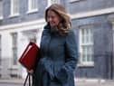 LONDON, ENGLAND - JANUARY 17:  Education Secretary Gillian Keegan leaves following the weekly cabinet meeting at 10 Downing Street on January 17, 2023 in London, England. (Photo by Dan Kitwood/Getty Images)