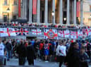Sunderland fans have taken over Trafalgar Square.