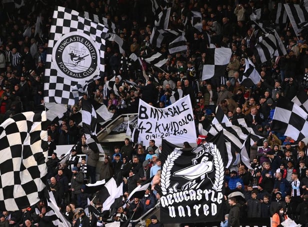 Newcastle United fans at last season's FA Cup tie against Cambridge United.