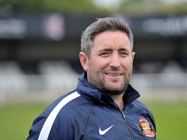 Sunderland head coach Lee Johnson