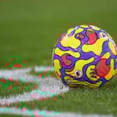 Hi Vis Nike Flight match ball . (Photo by Steve Bardens/Getty Images)