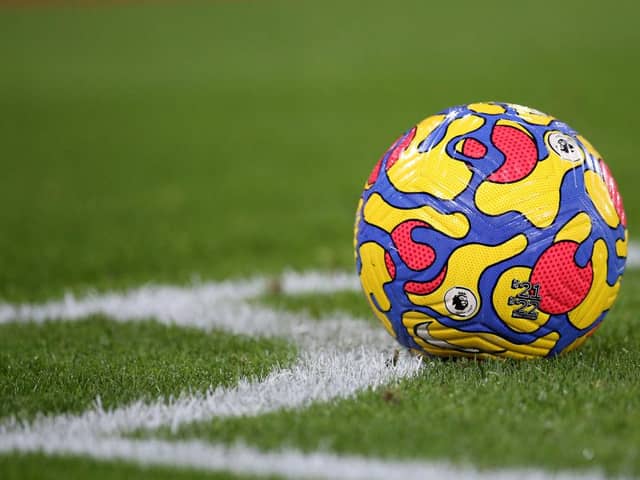 Hi Vis Nike Flight match ball . (Photo by Steve Bardens/Getty Images)