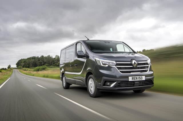 In passenger mode the Renault Trafic van is a fantastic way to transport up to nine people.