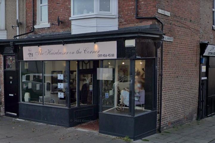 The Hairdresser on the Corner on Stanhope Road in South Shields has a five star rating from 32 reviews.
