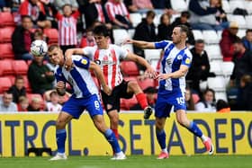 Max Power playing for Wigan against Sunderland.