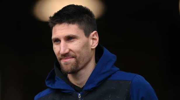 Newcastle defender Federico Fernandez looks on as e arrives at the stadium before the Premier League match between Newcastle United and Burnley at St. James Park on December 04, 2021 in Newcastle upon Tyne, England. (Photo by Stu Forster/Getty Images)