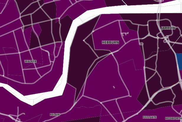 In the seven days up to April 2, Hebburn West recorded a case rate of 877.3 per 100,000 people. A total of 56 cases were recorded - a rise of 5.7% from the previous week.