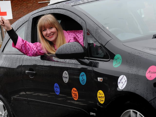 Driving instructor Vicky Holt was taking part in a Children in Need relay in 2014 but who can tell us more about it?