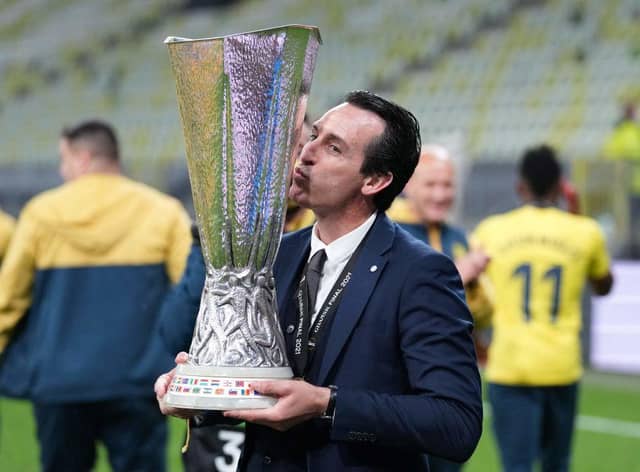 Unai Emery's potential move to Newcastle United is a statement of intent. (Photo by MICHAEL SOHN/POOL/AFP via Getty Images)
