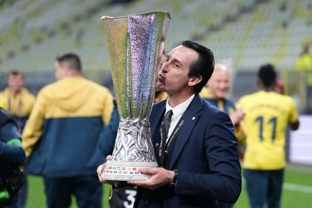 Unai Emery's potential move to Newcastle United is a statement of intent. (Photo by MICHAEL SOHN/POOL/AFP via Getty Images)