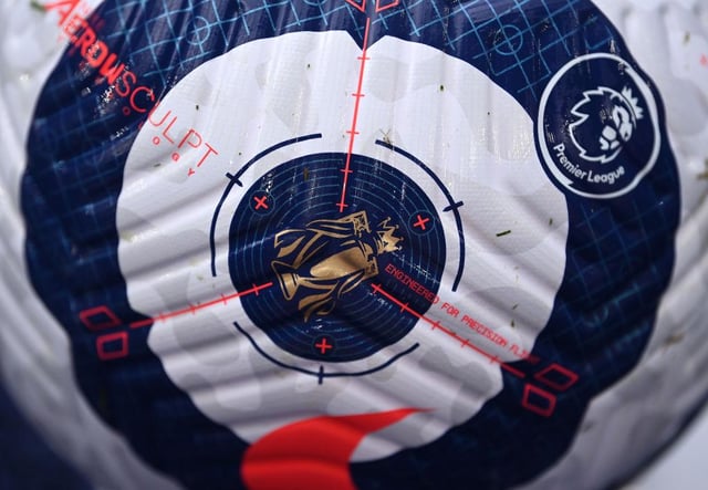 A detailed view of the Nike Match Ball during the Premier League match between Leicester City and Tottenham Hotspur at The King Power Stadium on May 23, 2021 in Leicester, England. A limited number of fans will be allowed into Premier League stadiums as Coronavirus restrictions begin to ease in the UK following the COVID-19 pandemic.
