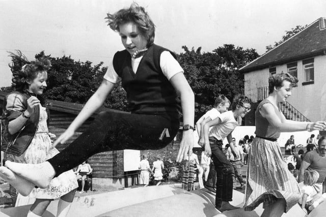 A scene from the Wood Terrace Field Day in August 1983. Does this bring back happy memories?