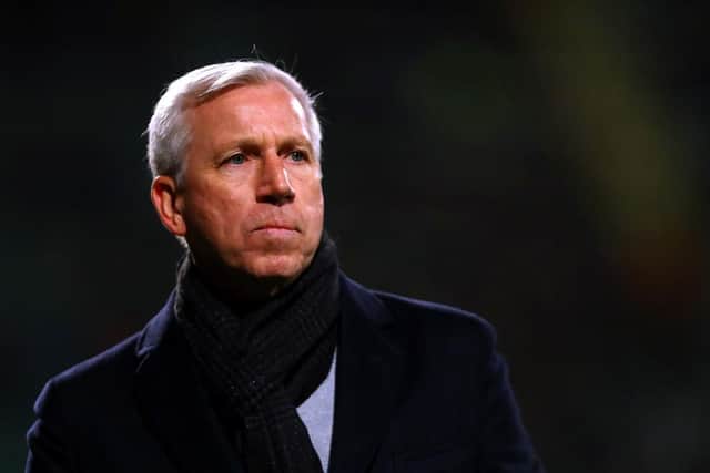 Former Newcastle United head coach Alan Pardew (Photo by Dean Mouhtaropoulos/Getty Images)