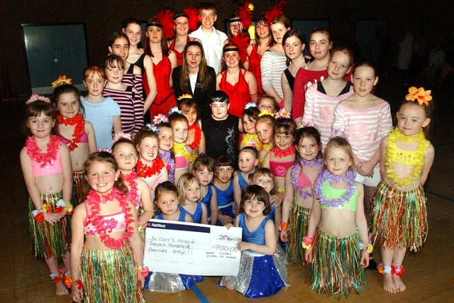 These Lukes Lane dancers were raising money for St Clare's in 2004. Are you in the picture?