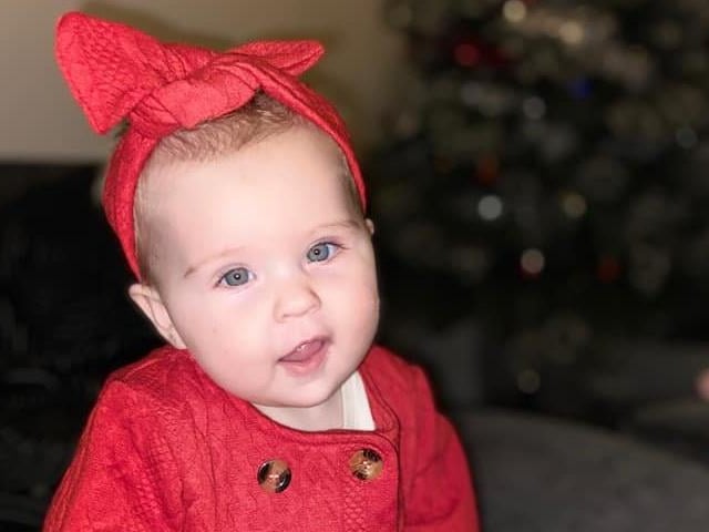 Eight-month-old Ivy-Rose. Picture: Rebecca Warnes