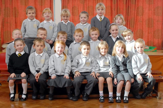 Mrs Gayle Cokill's reception class at Toner Avenue Primary. Recognise anyone?