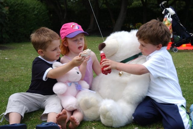 Fun at a Teddy Bear's picnic in South Marine Park in 2003 but do you recognise the children in the picture?