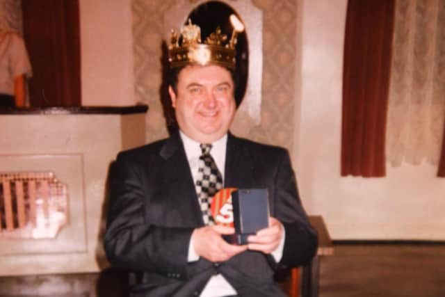 Lilian's brother John who she fundraises in memory of.
