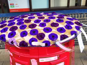 The purple poppy is a symbol of remembrance in the United Kingdom for animals that served during wartime. It pays tribute to animals lost in service, and to those who serve in the forces today.