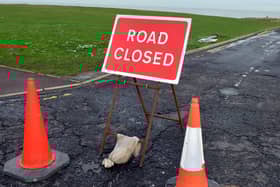 Storm Arwen aftermath at Trow car park.