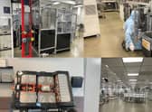 Looking inside Envision's existing battery plant near Nissan.