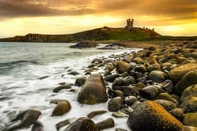 Dunstanburgh Castle in Northumberland.