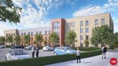 CGI image of how new student accommodation development could look on former Central Library site in South Shields 