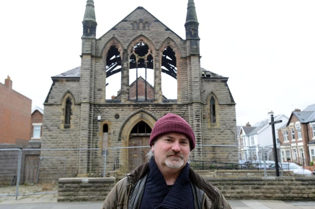 Historian Ged Lynn has spoken out against the proposed demolition of the former Methodist Church on Bede Burn Road. Picture by Stu Norton.