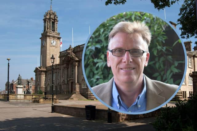 Councillor Thompson has raised concerns over council debt levels.