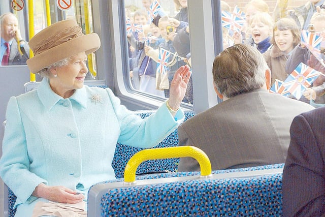So much warmth for Her Majesty for the crowds gathered at the Metro.