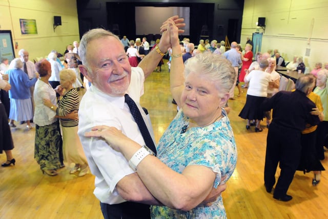 The South Tynesides Older Peoples Festival Tea Dance at Jarrow Community Association in 2011. Dance leaders Cyril and Vera Sedlacek are pictured at the front.