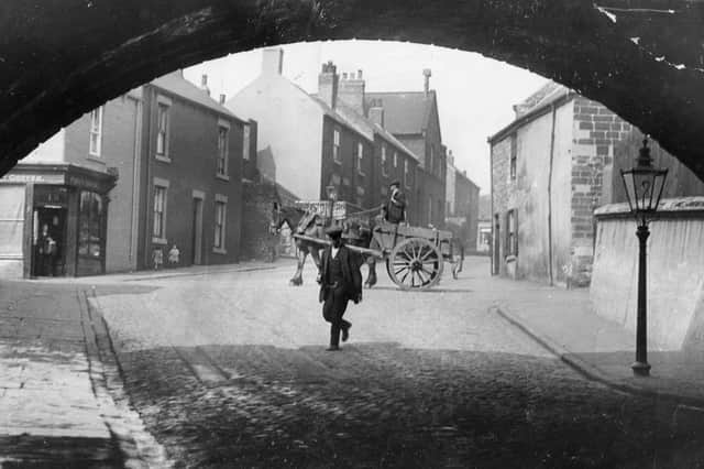A view of Commercial Road in South Shields but this is how it looked around 100 years ago.
