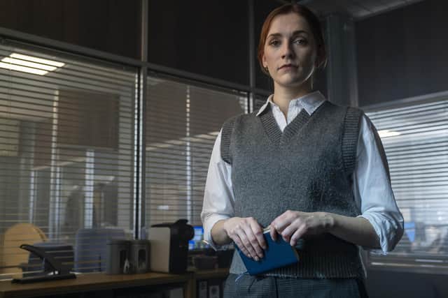 Charlotte Ritchie stars as DS Ashleigh Francis in the new ITV drama Code of Silence (Picture: Mammoth Screen/ITV)