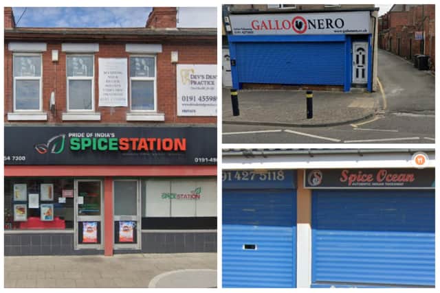 South Tyneside businesses which have received a new food hygiene rating