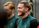 Loris Karius of Liverpool during a training session at AXA Training Centre on May 20, 2022 in Kirkby, England. (Photo by Andrew Powell/Liverpool FC via Getty Images)