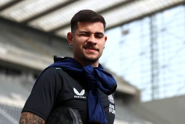 Bruno Guimaraes joined Newcastle United in January.