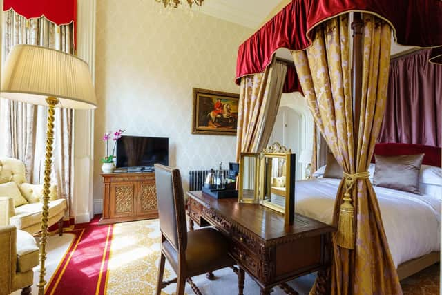 One of the regal bedchambers at Thornbury Castle.