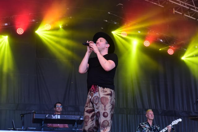 Pop Idol winner Will Young entertained thuosands at Bents Park.