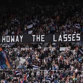 The crowd for a Newcastle United Women game last season.