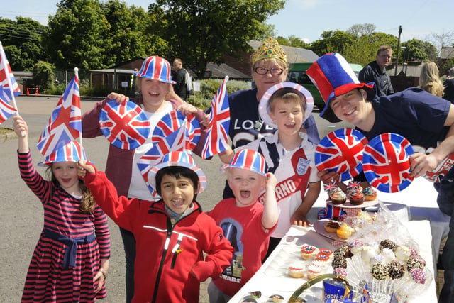 Local youngsters queued up for cakes at a Jubilee Party in the grounds of the Grey Horse Pub in East Boldon. Were you pictured a decade ago?