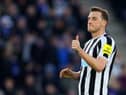 Chris Wood of Newcastle United during the Premier League match between Leicester City and Newcastle United at The King Power Stadium on December 26, 2022 in Leicester, United Kingdom. (Photo by Marc Atkins/Getty Images)