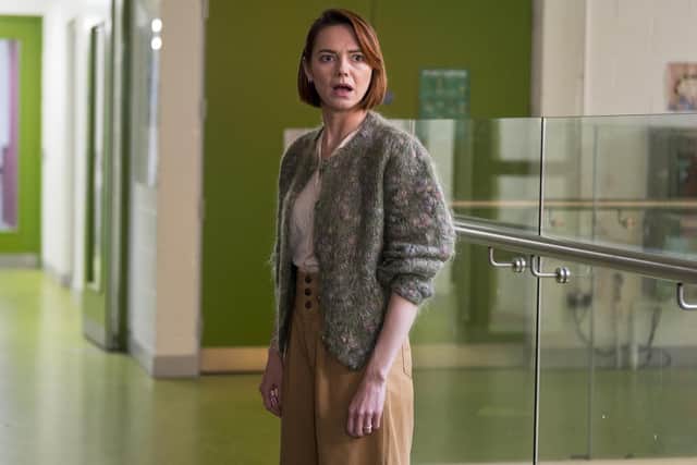 Kara Tointon seems as astonished as this reviewer that Channel 5's The Teacher got commissioned