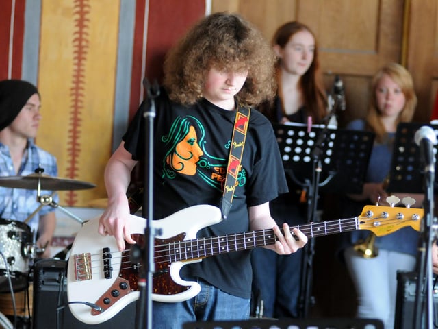 South Tyneside College Students performed a free music concert at Arbeia Roman Fort in 2011.