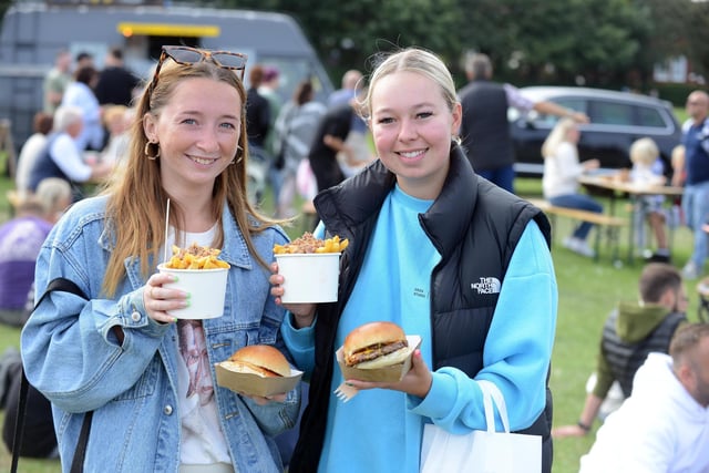 Return of the Great North Feast at Bents Park. Megan Weightman and Megan McCormock.