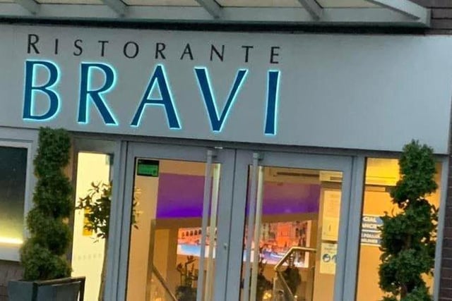 Authentic Italian restaurant, Ristorante Bravi is modern and luxurious, with a Google rating of 4.8 stars out of 254 reviews.