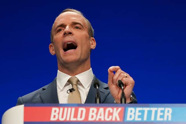 Dominic Raab, Deputy Prime Minister, Lord Chancellor, and Secretary of State for Justice has announced a new Justice Collaboration Centre in South Tyneside (Photo by Ian Forsyth/Getty Images)