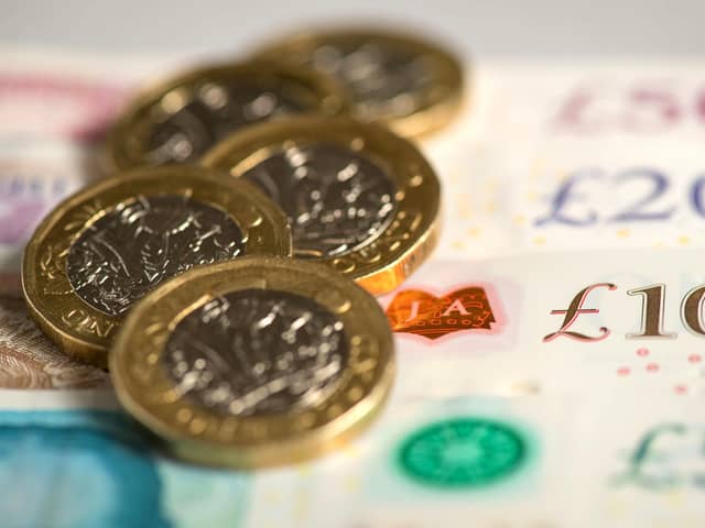 Wage values fall.