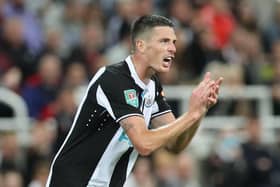 Newcastle United defender Ciaran Clark is set for a loan move to Sheffield United (Photo by Ian MacNicol/Getty Images)