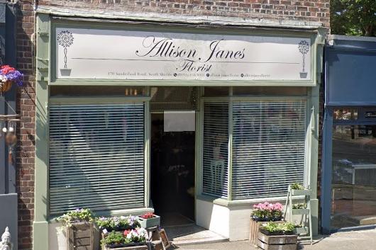 Allison Janes Florist on Sunderland Road in South Shields has a 4.7 rating from 12 reviews.