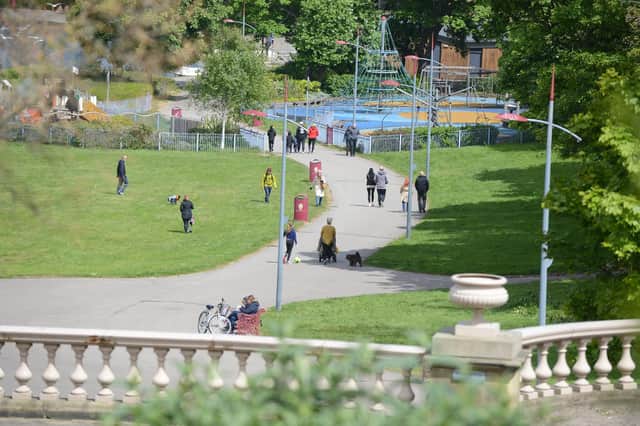 The play areas in South Marine Park are to close for repair work.
